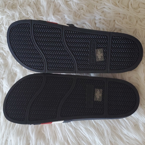 Tommy Hilfiger Men's Slide Slipper Navy Blue Size 10 - Picture 4 of 8